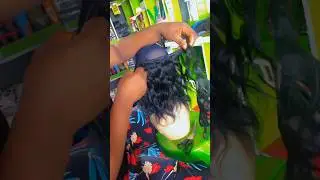 Tutorial on handmade wig. Wait for the result in the same video.   #viral #wigs #hairstyles #trend