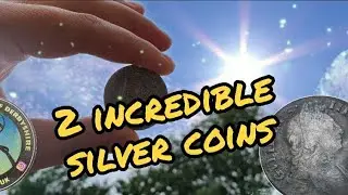 WOW Huge Silver Coin + Beautiful 1600's Silver Coin Metal Detecting UK