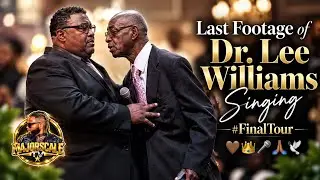 Footage of Dr. #LeeWilliams Singing #FinalTour 🤎👑🎤