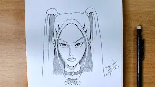 How to Draw Mira Kpop Demon Hunters Step by Step | Easy Anime Sketch for Beginners