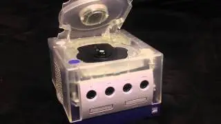 My CUSTOM GameCube: Clear XCM Viper FULL DVD Top, Matching DOL-003 Controller