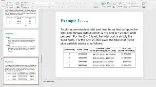 Chapter 13 Video Part 2 -- Break Even Analysis & Logistic Evaluations