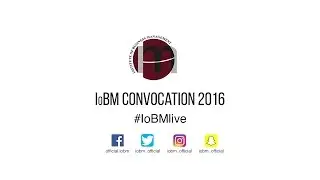 IoBM Convocation 2016