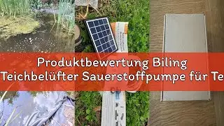 Produktbewertung Biling Teichbelüfter Sauerstoffpumpe für Teich Solar, 4W Solar Teichbelüfter Aquari