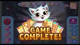Lucky Cat Bingo: Beach Umbrella Event Bingo Card