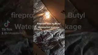 #butyl rubber Waterproof repair tape #diy #roof #repair #home #construction