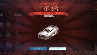 BRAND NEW Titanium White Tygris!? Rocket League Showcase