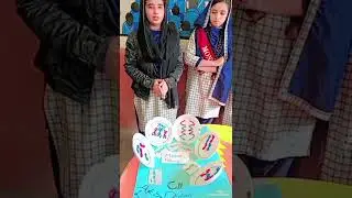 Chromosome  model is made by students & delivered presentation at our primary  school (2)