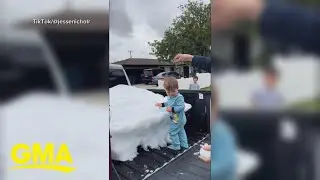 Winter fun has been delivered