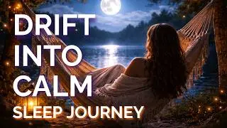 Moonlit Ocean Meditation | Gentle Sleep Journey with Waves | ASMR Soft Spoken
