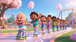 Roller Skates With Baby | Fun Nursery Rhyme Song for Kids