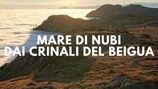 Mare di nubi dai crinali del Beigua