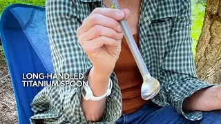 Long-Handled Titanium Spoon