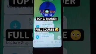 😱Top G Course Leak | Topg Course Free #topg Topg forex #shorts #viral #forex