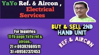 Flex ko lang...nagbebenta po kami ng second hand units..affordable at well conditioned!👌👷😉