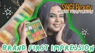Singe Beauty First Impression | Agate Temptation review and swatches.