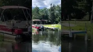 Lake level convenient landing on Lake Winnie ￼gas up your boat on the water #williamsnarrowsresort ￼