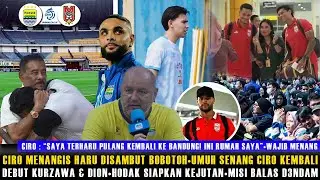 🔵TIBA DI BANDUNG CIRO MENANGIS HARU DIPELUKAN UMUH😱CIRO & DDS DISAMBUT BOBOTOH🔥DEBUT KURZAWA & DION