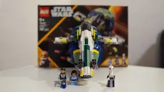 Lego Star Wars 75433 Jango Fett's Starship Review (in English)