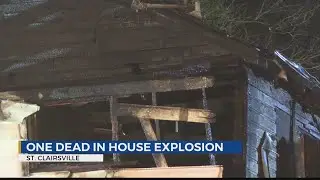 House explosion, fire leaves one person dead in St. Clairsville