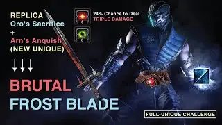This NEW belt is BRUTAL AF !【Full-Unique Frost Blade】hits way TOO HARD w/ Replica Gear ! Slayer 3.13