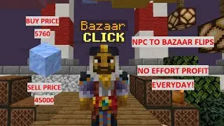 Best NPC to Bazaar Flips for free coins in Hypixel Skyblock