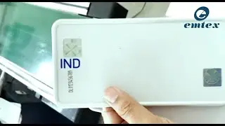 High speed on the fly laser marking system for license number Plate - Emtex