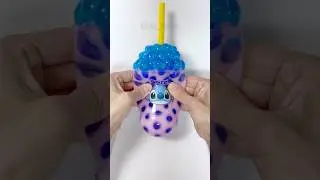 스티치 버블티 만들기🧋Stitch Boba Tea DIY with Nano Tape! #실리콘테이프