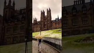 Beautiful Edinburgh west-end walks in the rain ️ 🌧.#youtubeshorts #travel #mystery #explore #shorts