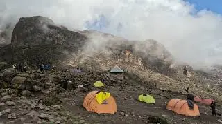 Beautiful views from Barranco Camp, Kilimanjaro