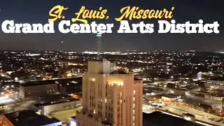 St. Louis Grand Center Arts District #aerialdrone #aerialcinematography #aerial #stl #stlouis