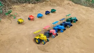 All the tractors were pulled out of the ditch | Kids Tractor Rescue Story 🚜