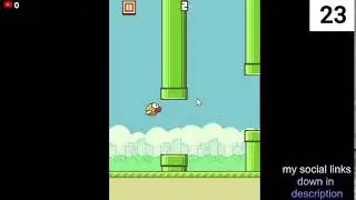 being bad at flappy bird