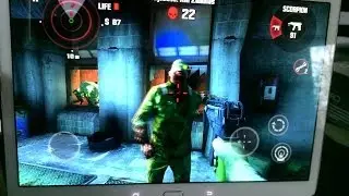 Samsung Galaxy Tab S Playing Dead Trigger Like a PRO Amazing graphics