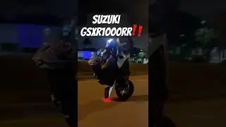 INSANE Suzuki GSXR1000 wheelie on Miami Highway at NIGHT!