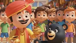 Kalu Madari Aaya - 3D Animated Video | Hindi Poem For Kids | Hindi Nursery Rhyme | Bal Geet Hindi