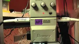 Ibanez AP7 Analog Phaser Test