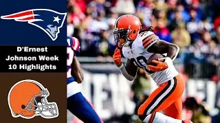 D&rsquo;Ernest Johnson Highlights vs Patriots | NFL Week 10