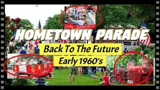 Local Community Parade. The 1960's. The Best Of Times. U.S.A. {1961} {4K Color 30 fps}