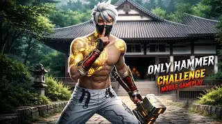ONLY HAMMER CHALLENGE 🔨🔥| 50 Kills Done In MOBILE 📱☠️| ARYAN FF