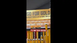 Would You Rock a Gold Hockey Stick?