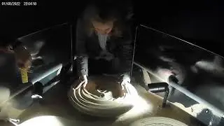 Playing with sand at WetheCurious