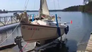 Compac 16 sailboat SV Georgia Gypsy