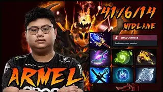 ARMEL Shadow Fiend MID | 41 KILLS + RAMPAGE + EPIC GAME + COMEBACK? - Dota 2 Gameplay