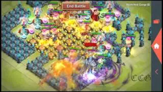 Castle Clash - Age of Legends Gameplay [Wretched Gorge III - Join Team]