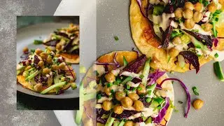 Cheesy Chickpea and Roasted Beet Tacos | Easy Vegetarian Recipe
