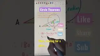 Circle theorems #gcse #math #maths #exam #fyp #foryoupage #trendingvideo #viral #ytshorts #free #aqa