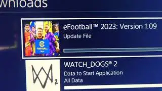eFootball 2023 Download Size for PS4