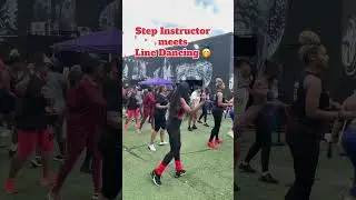 Step Instructor Meets Line Dancing