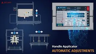 MANIGLIATRICE: REGOLAZIONI AUTOMATICHE - HANDLE APPLICATOR: AUTOMATIC ADJUSTMENTS